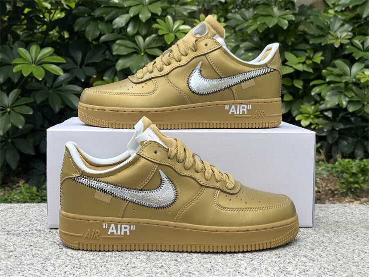 OFF-WHITE x Nike Air Force 1 Gold
