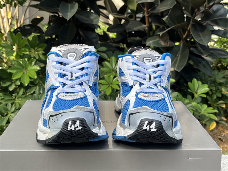 White and Blue Runners