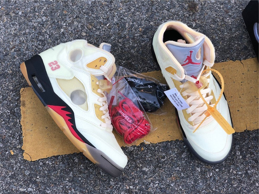 Off-White x Air Jordan 5 ‘Sail’