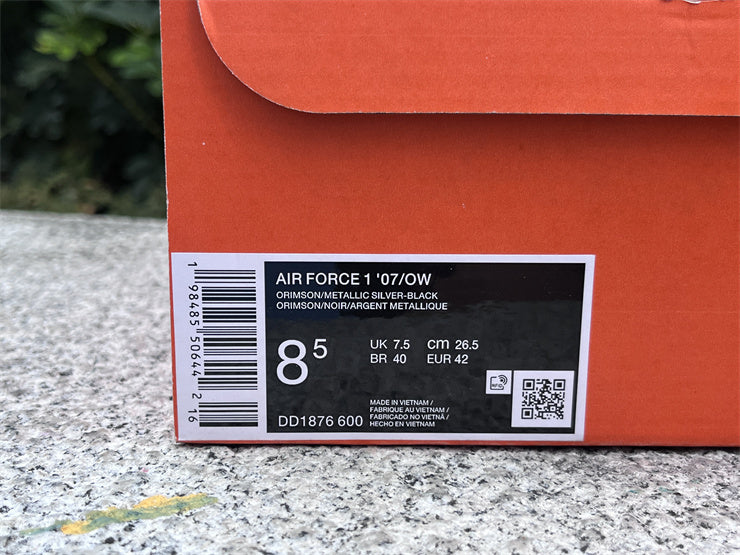 OFF-WHITE x Nike Air Force 1 ‘Virgil’ Red