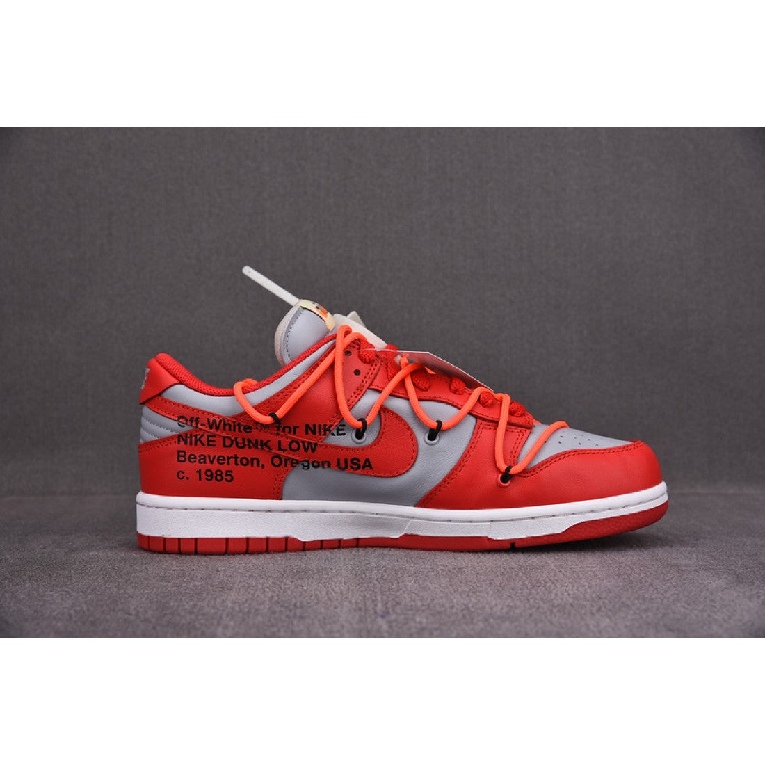 Off-White x Dunk Low 'University Red'