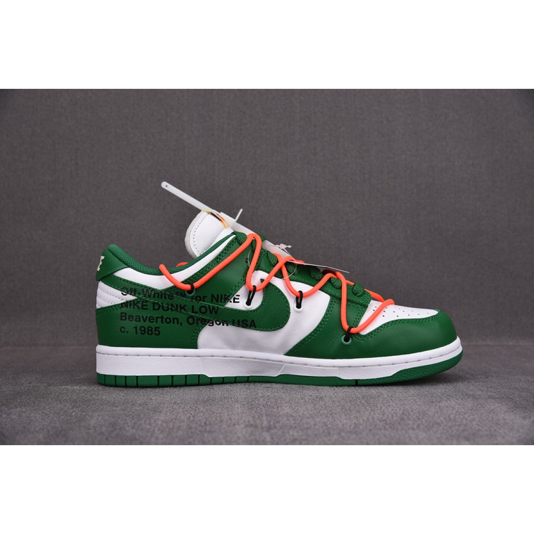 Off-White x Dunk Low 'Pine Green'