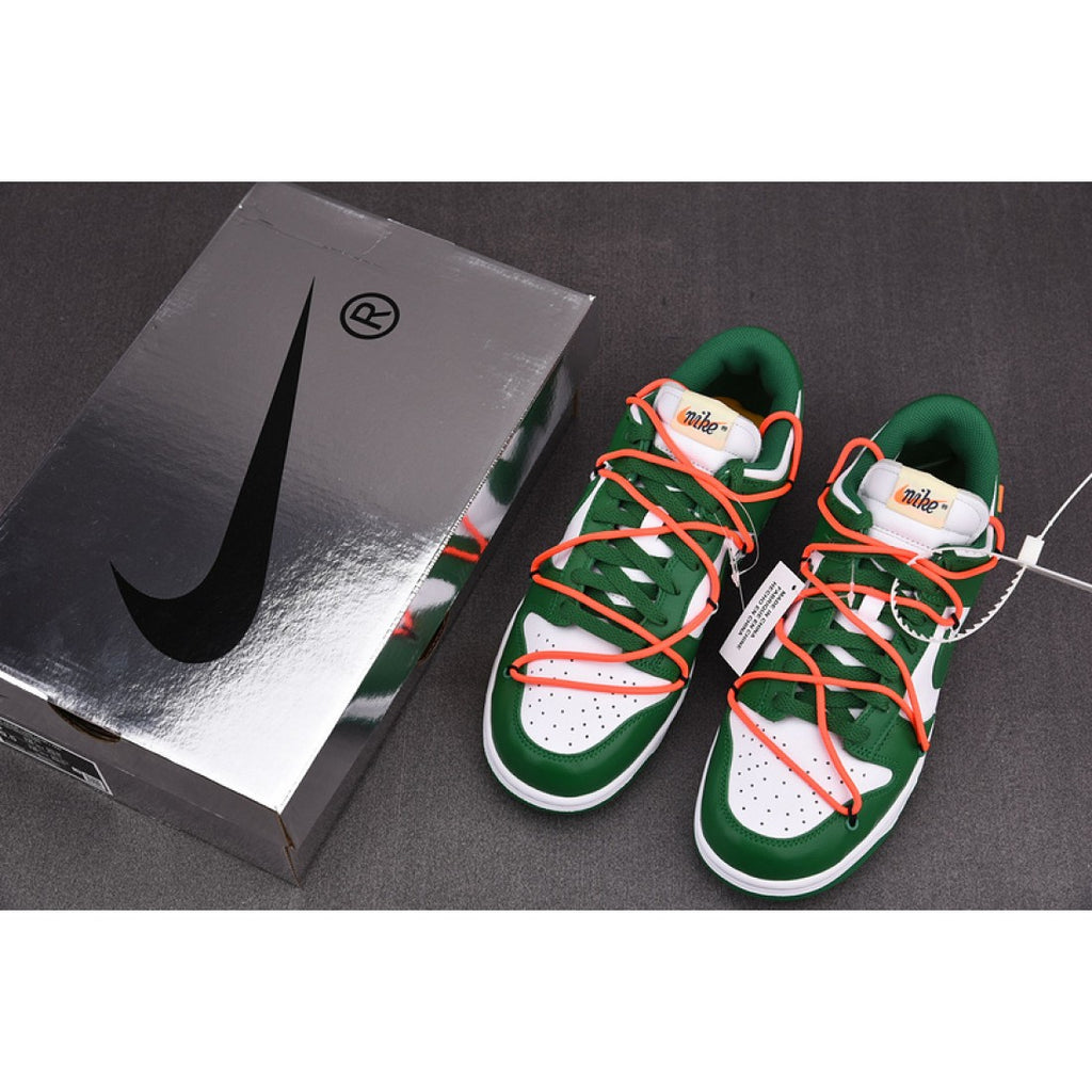 Off-White x Dunk Low 'Pine Green'