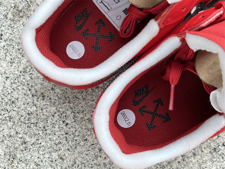OFF-WHITE x Nike Air Force 1 Red