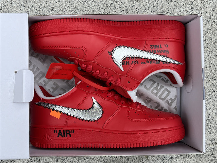OFF-WHITE x Nike Air Force 1 Red